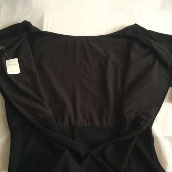 J. McLaughlin Tinley Black Knit Dress L NWT - Picture 7 of 16